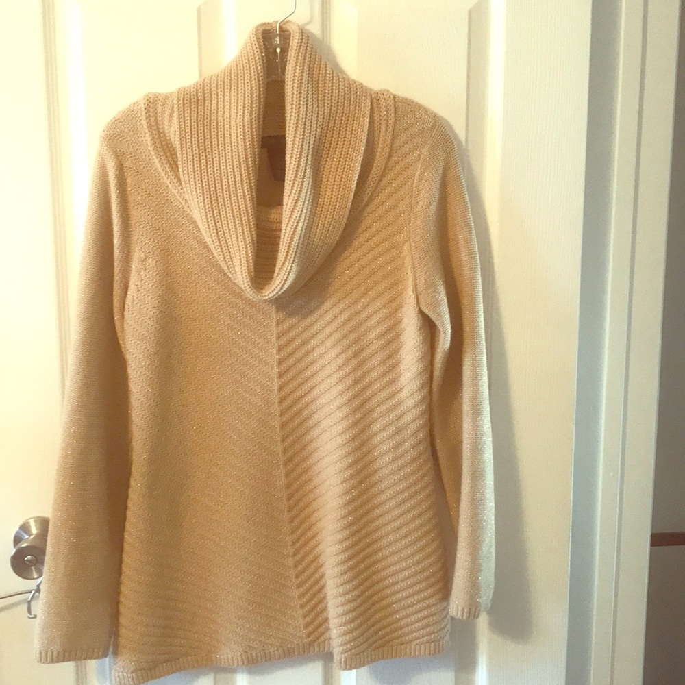 Style and Co. Gold Glitter Sweater